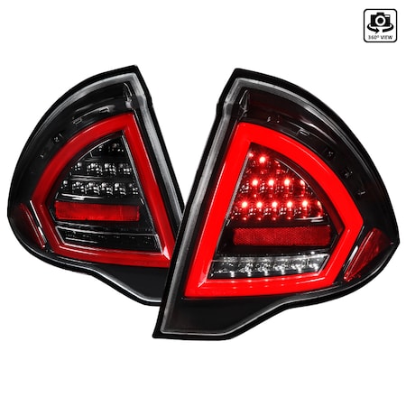 Spec-D Tuning 10-12 Ford Fusion LED Light Bar Tail Lights, LT-FUS10BKLED-TM LT-FUS10BKLED-TM